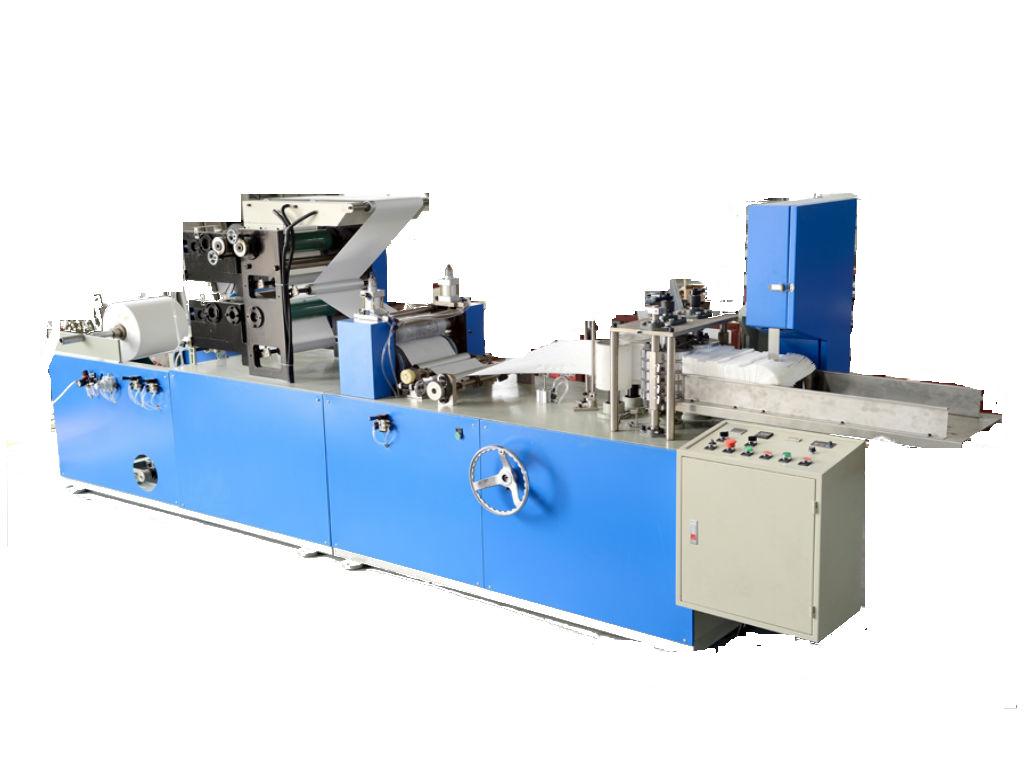 Автоматический станок для производства бумажных салфеток с функцией цветной печати (1-3 цвета)