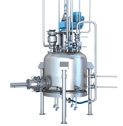 С перемешивающим устройством и герметичной выгрузкой